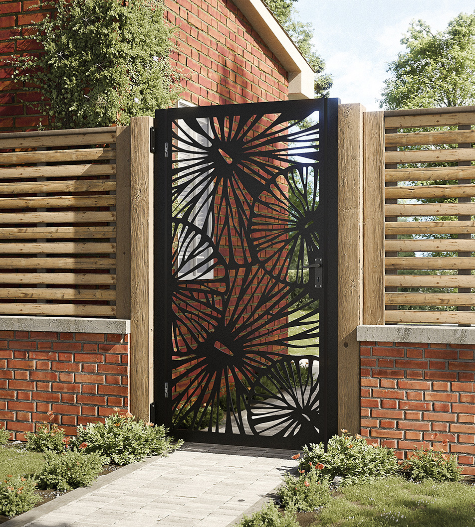 decorative metal finish gate in Adelaide